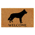 Calloway Mills AZ105592436 Siberian Husky Doormat, 24 x 36, Natural/Black