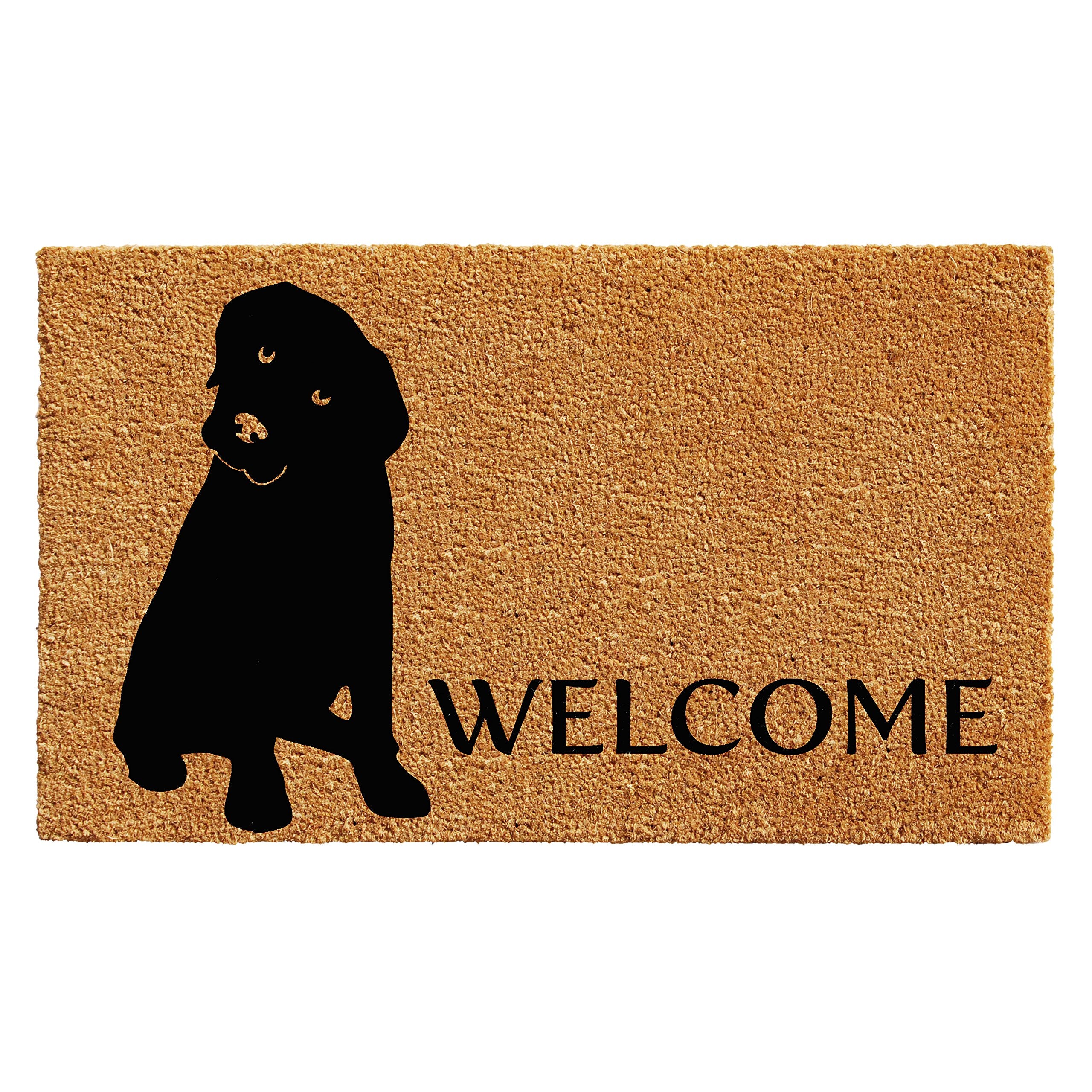 Calloway Mills 102962436 Labrador Doormat, 24 x 36, Natural/Black