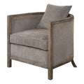 Uttermost Viaggio - 32 inch Accent Chair-Lightly Washed Gray Finish