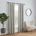 Pairs to Go Brockwell 56 x 84 Rod Pocket Double Panel Privacy Window Treatment Living Room, 28 in x 84 in, Charcoal, 2 Count