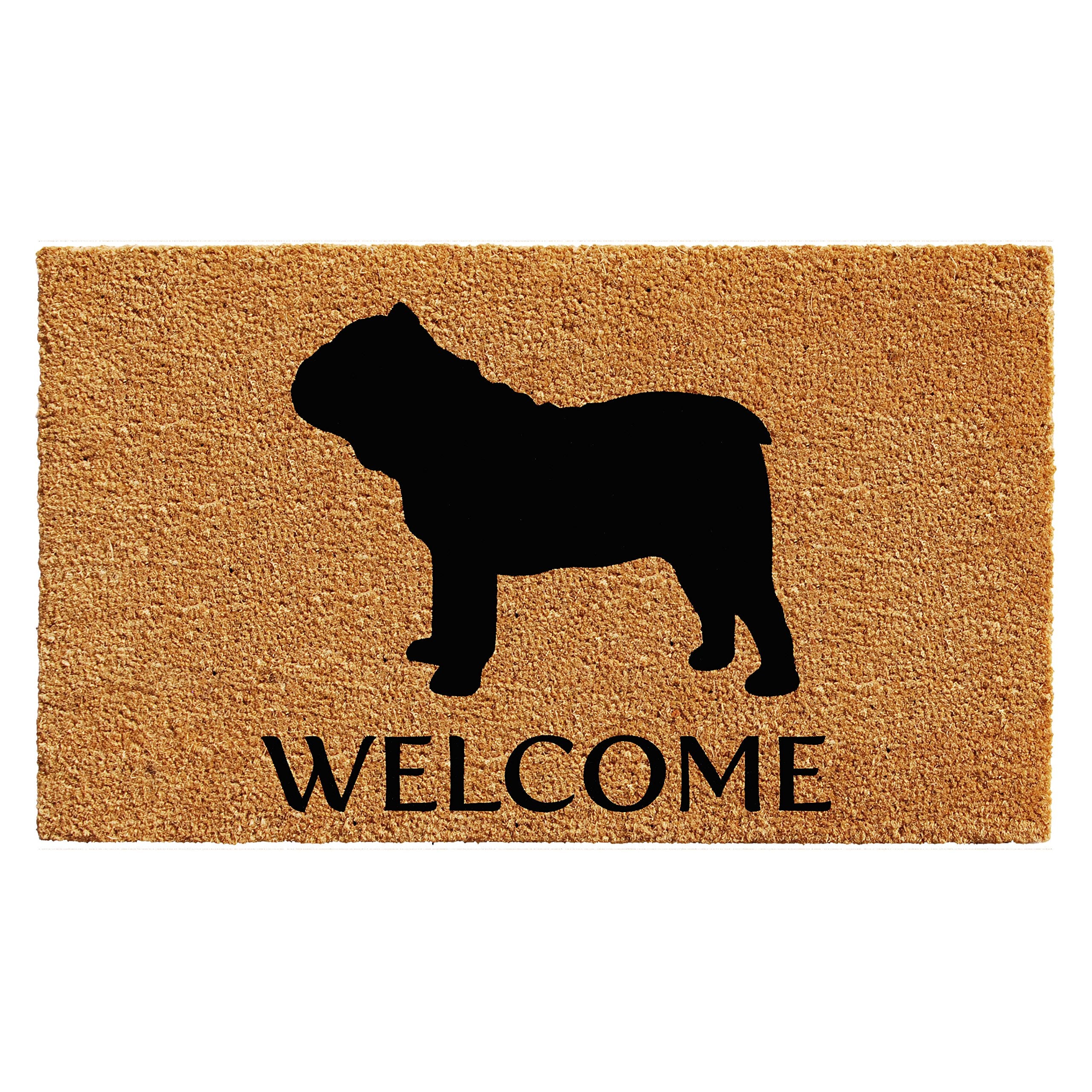 Calloway Mills 102991729 Bull Dog Doormat, 17 x 29, Natural/Black
