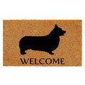 Calloway Mills AZ105611729 Pembroke Welsh Corgi Doormat 17 x 29, Natural/Black