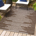 JONATHAN Y SMB124B-4 Zolak Berber Stripe Geometric Indoor Outdoor Area-Rug Bohemian Contemporary Easy-Cleaning Bedroom Kitchen B