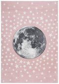 SAFAVIEH Carousel Kids Collection Accent Rug - 2 x 3, Pink & Grey, Non-Shedding & Easy Care, Ideal for High Traffic Areas for 