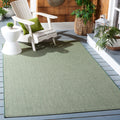SAFAVIEH Courtyard Collection 53 x 77 Dark Green/Beige CY8022 Indoor/ Outside Waterproof Easy cleansingPatio Backyard Mudroom 