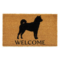 Calloway Mills 106891729 Shiba Inu Doormat (Brown/Black, 17 x 29)