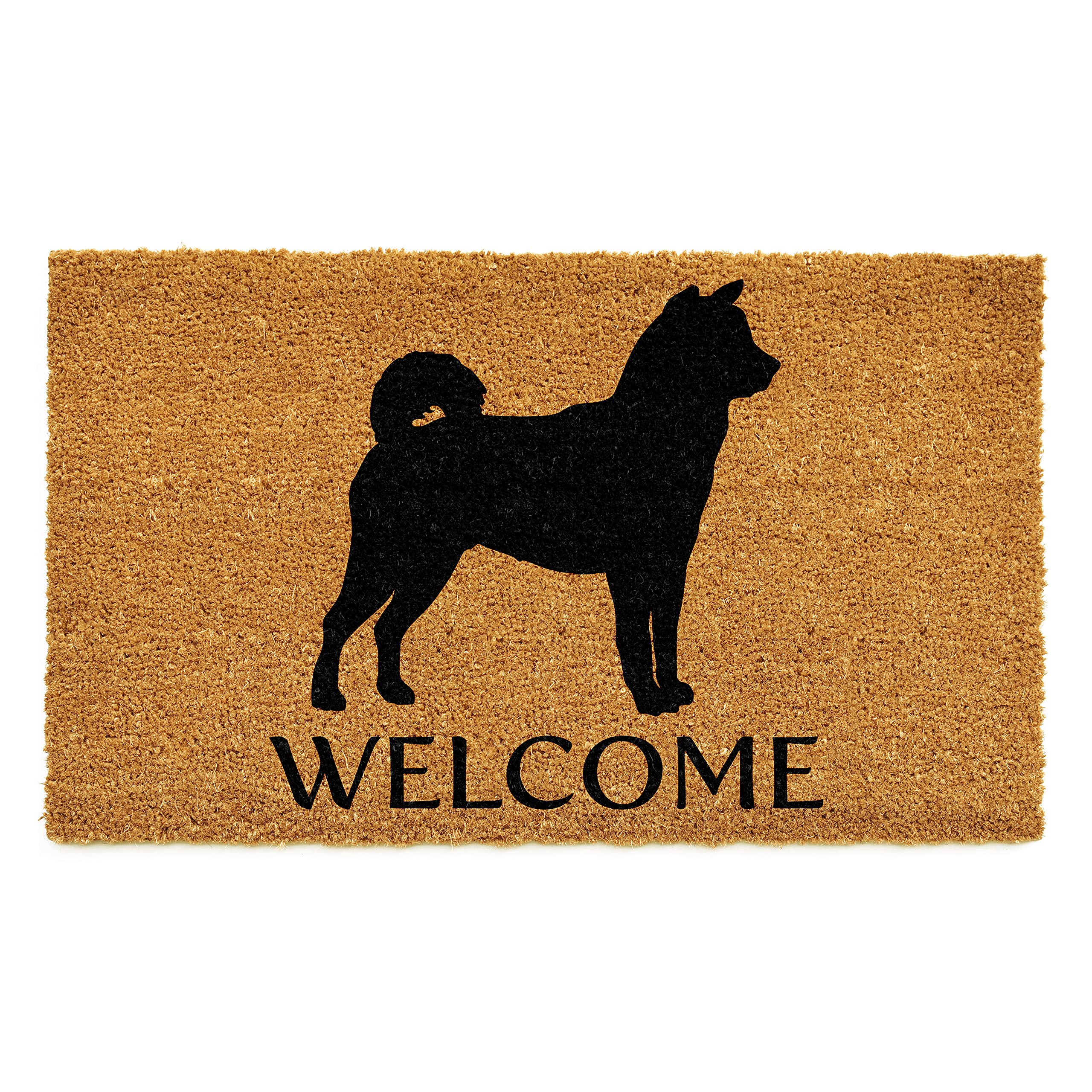 Calloway Mills 106891729 Shiba Inu Doormat (Brown/Black, 17 x 29)
