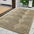 Yimobra Front Entrance Door Mat, All-Season Heavy Duty Outdoor Indoor Entryway Floor Mat, Sturdy Natural Rubber, Non Slip, Resis