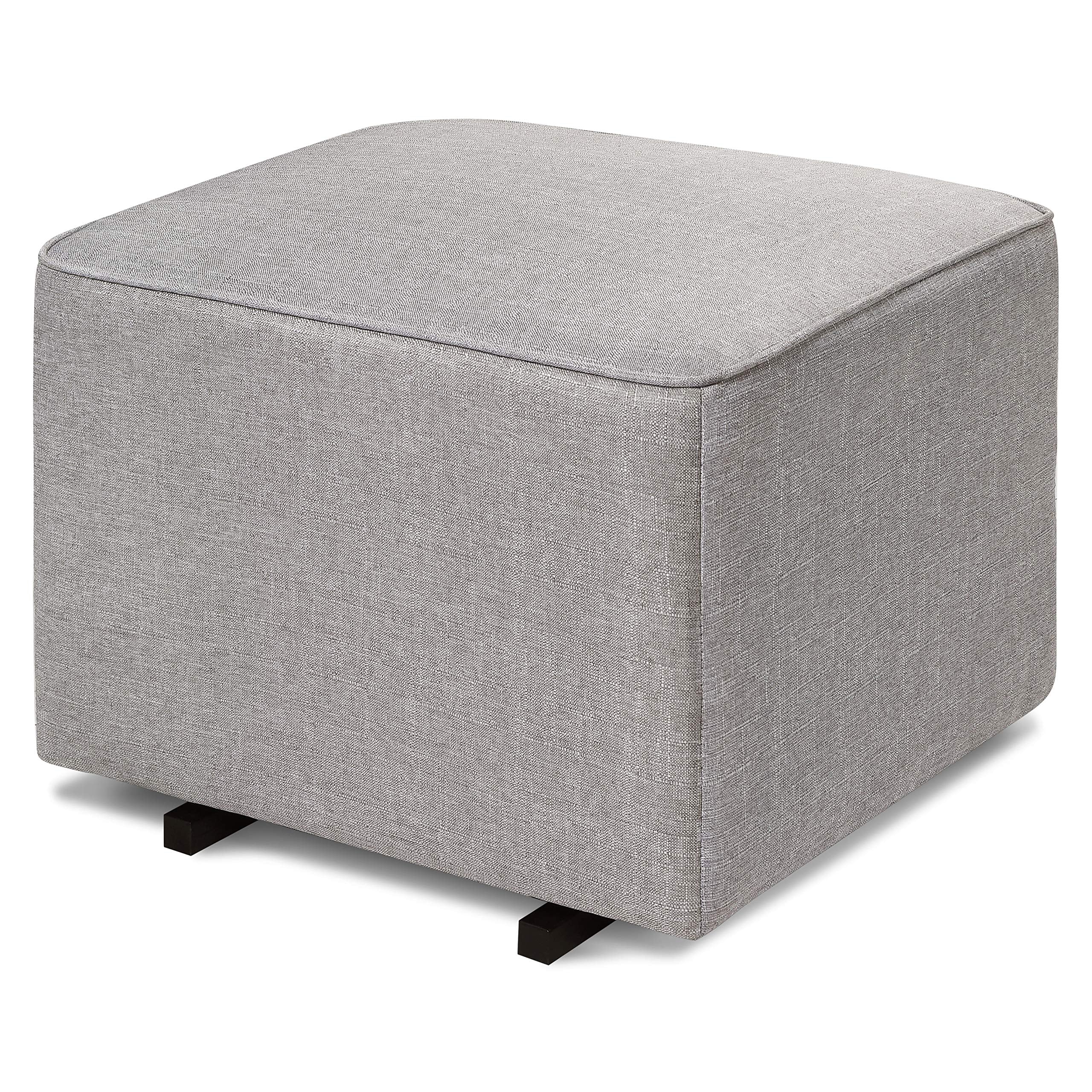 DaVinci Universal Gliding Ottoman in Misty Grey, Greenguard Gold & CertiPUR-US Certified