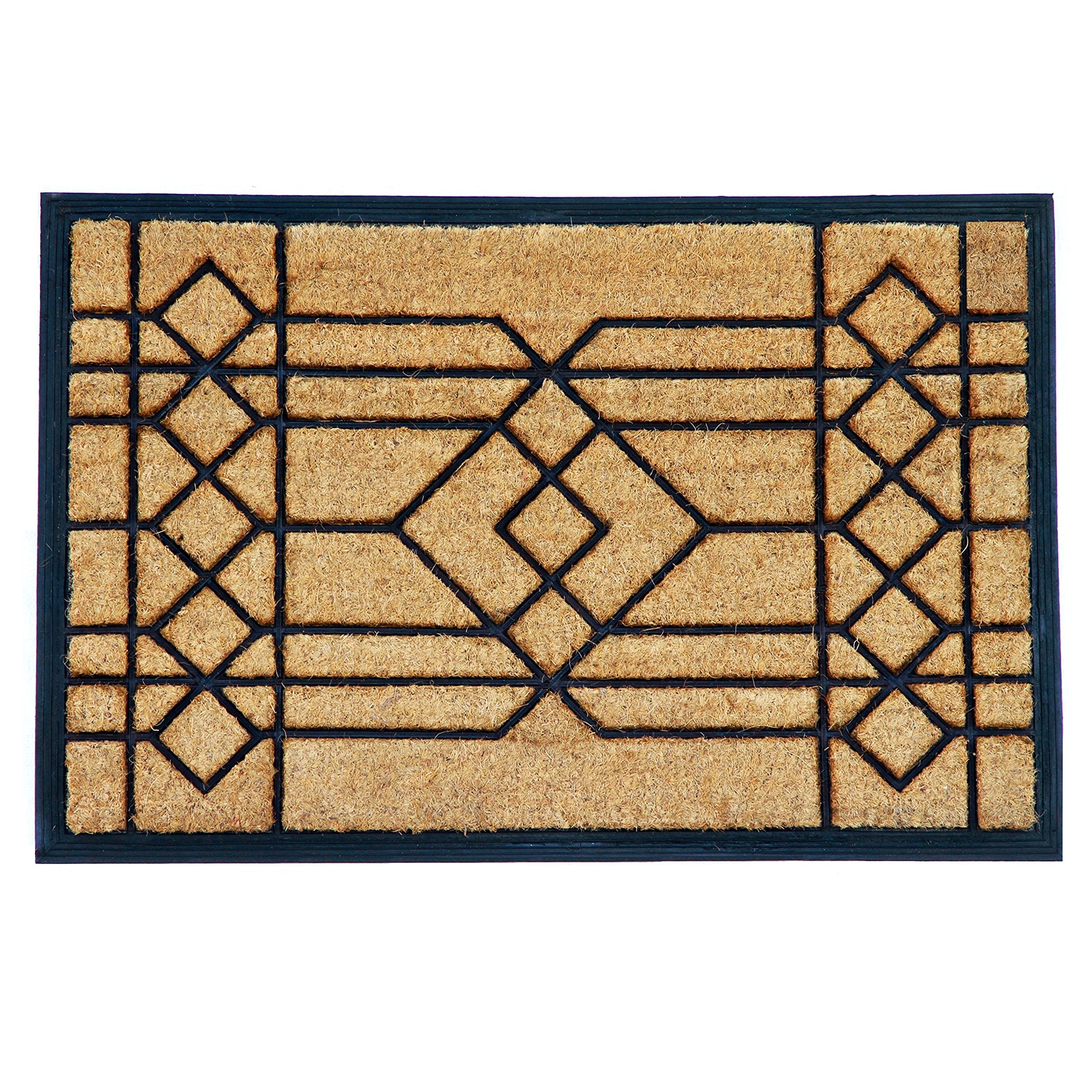 Calloway Mills 153502436 Windgate Doormat, 24 x 36, Natural/Black