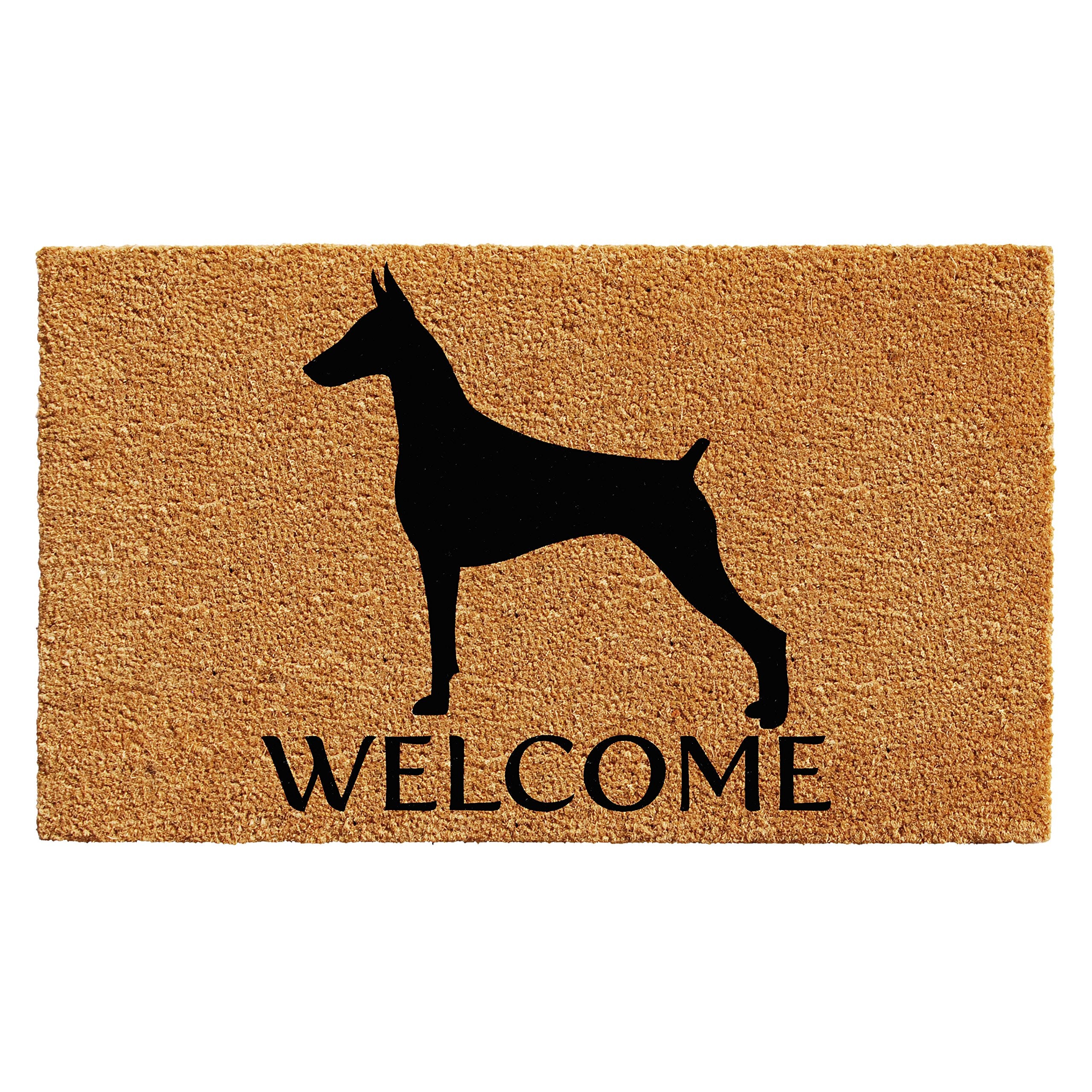 Calloway Mills 102972436 Doberman Doormat, 24 x 36, Natural/Black