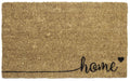 Entryways Home , Hand-Stenciled, All-Natural Coconut Fiber Coir Doormat 18 X 30 x .75
