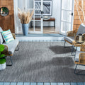 SAFAVIEH Courtyard Collection Area Rug - 10 Square, Black & Beige, Non-Shedding & Easy Care, Indoor/Outdoor & Washable-Ideal fo