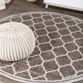 JONATHAN Y SMB109B-4R Trebol Moroccan Trellis Textured Weave Indoor/Outdoor Area Rug, Modern, Bohemian, Contemporary for Bedroom