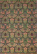 Mad Mats Traditional Outdoor Rug, Reversible Plastic Mat (4 x 6, Oasis - Medium Green)