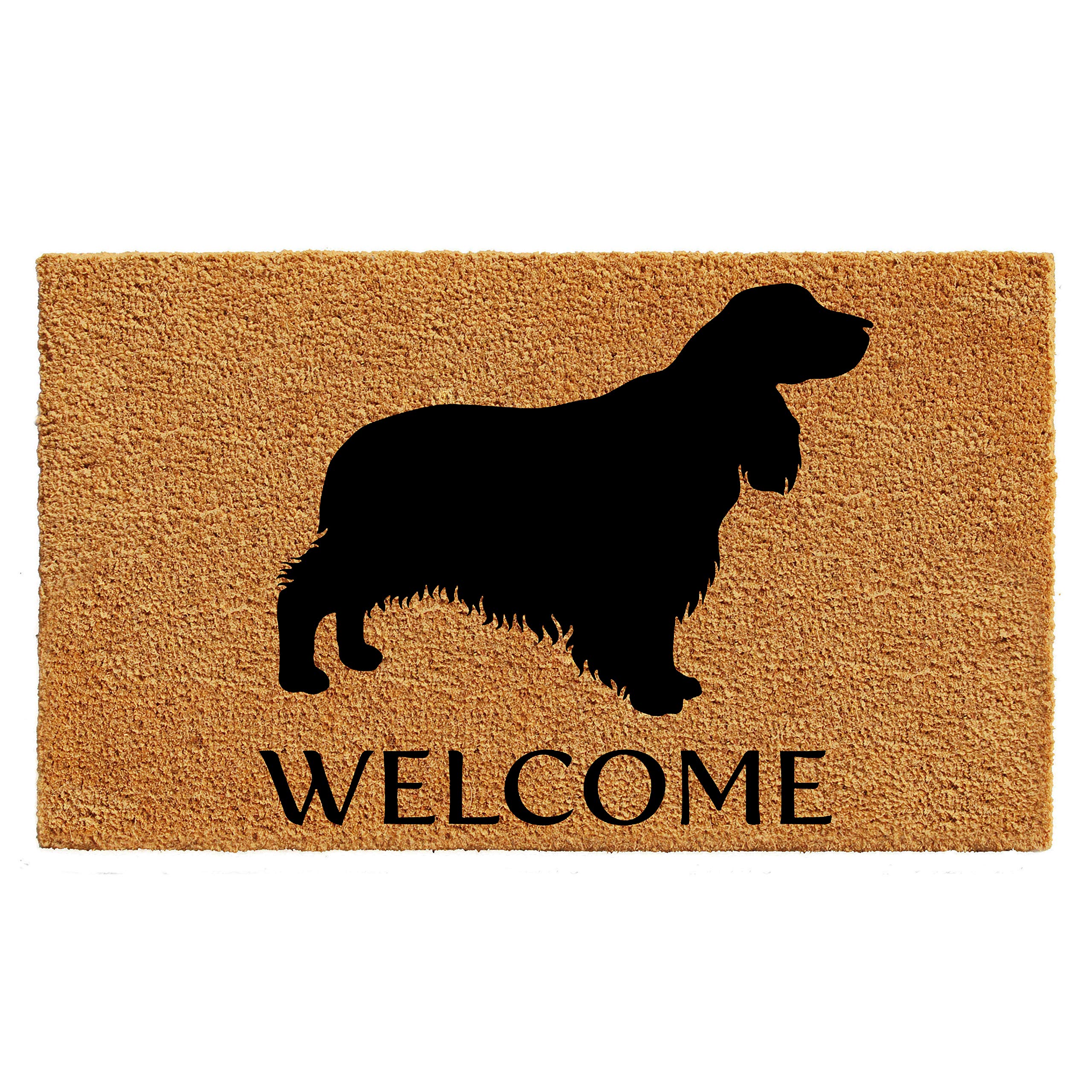 Calloway Mills AZ105721729 English Springer Spaniel Doormat, 17 x 29, Natural/Black