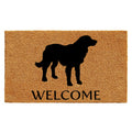 Calloway Mills AZ105522436 Golden Retriever Doormat, 24 x 36, Natural/Black