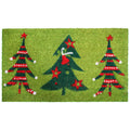 Calloway Mills 120981729 Christmas Trio Doormat, 17 x 29, Multicolor