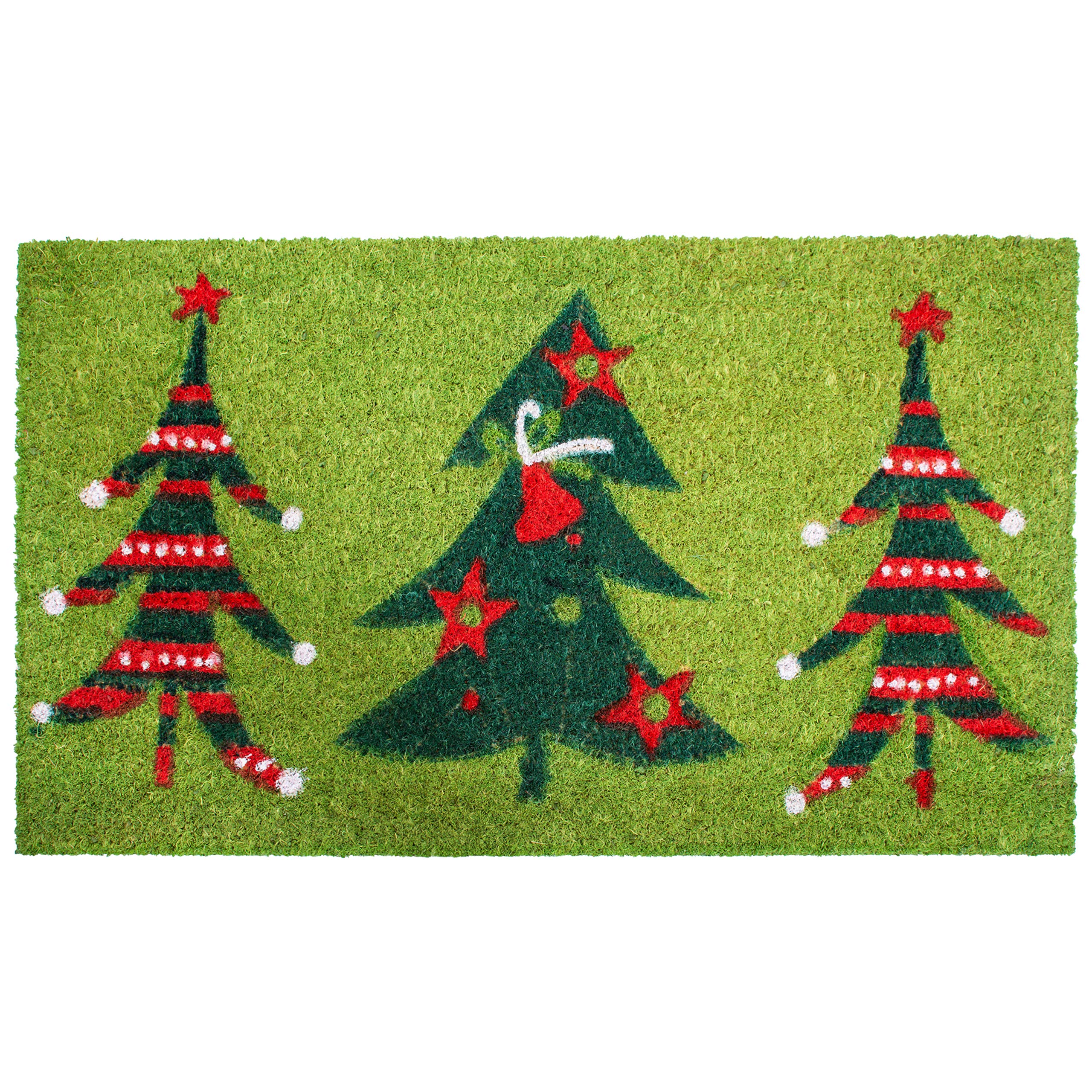 Calloway Mills 120981729 Christmas Trio Doormat, 17 x 29, Multicolor