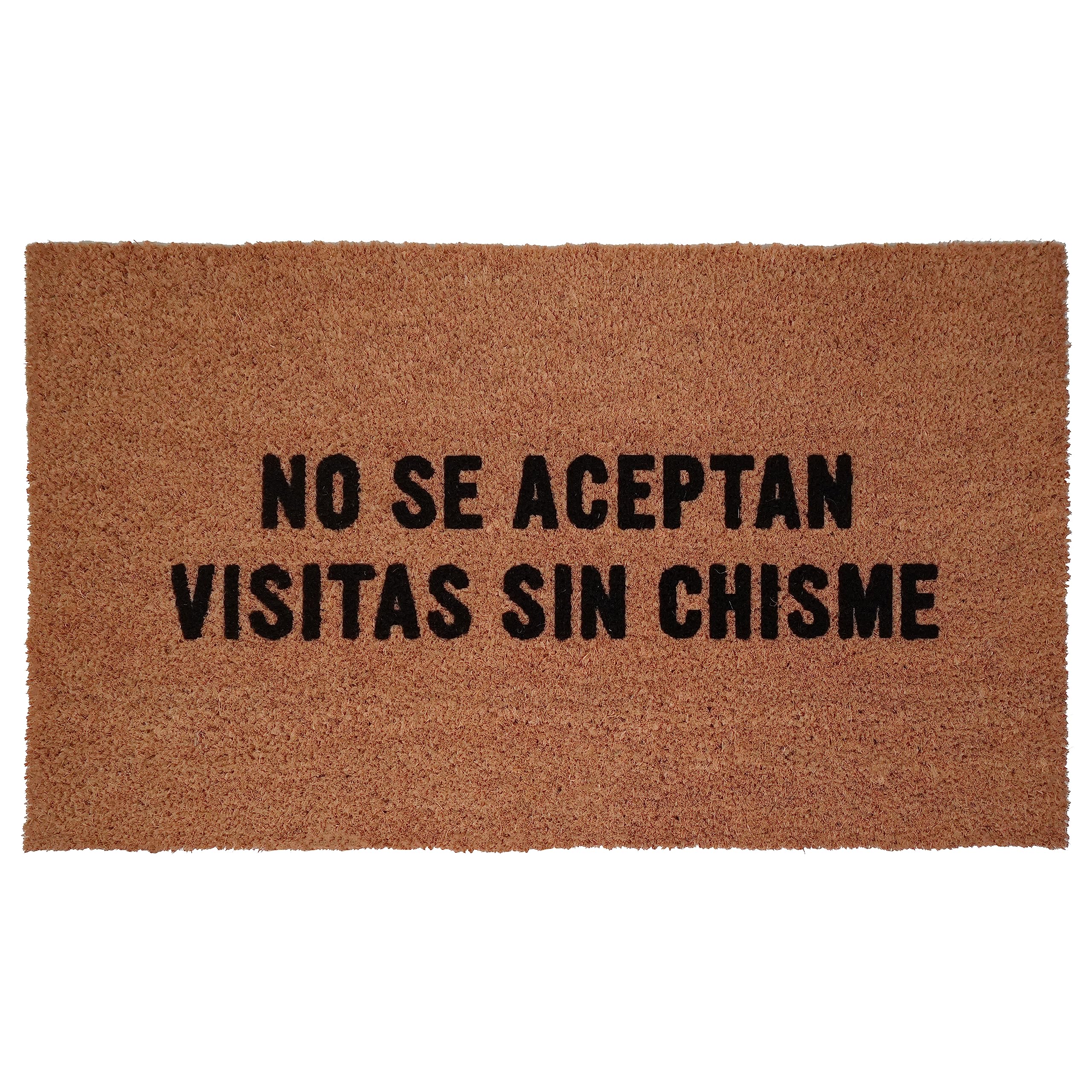 Calloway Mills 110771729 No Se Aceptan Visitas sin Chisme Spanish Doormat 17 x 29