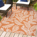 JONATHAN Y SMB119E-9 Nevis Palm Frond Indoor Outdoor Area Rug, Coastal Casual Country & Floral Easy Cleaning,Bedroom,Kitchen,Bac