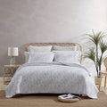 Tommy Bahama - Queen Quilt Set, Reversible Cotton Bedroom Decor with Matching Shams, Coastal Bedding with Textured Reverse(Distr
