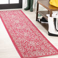 JONATHAN Y SMB104E-210 Malta Bohemian Medallion Textured Weave Indoor Outdoor Area Rug, Coastal,Traditional,Transitional Easy Cl