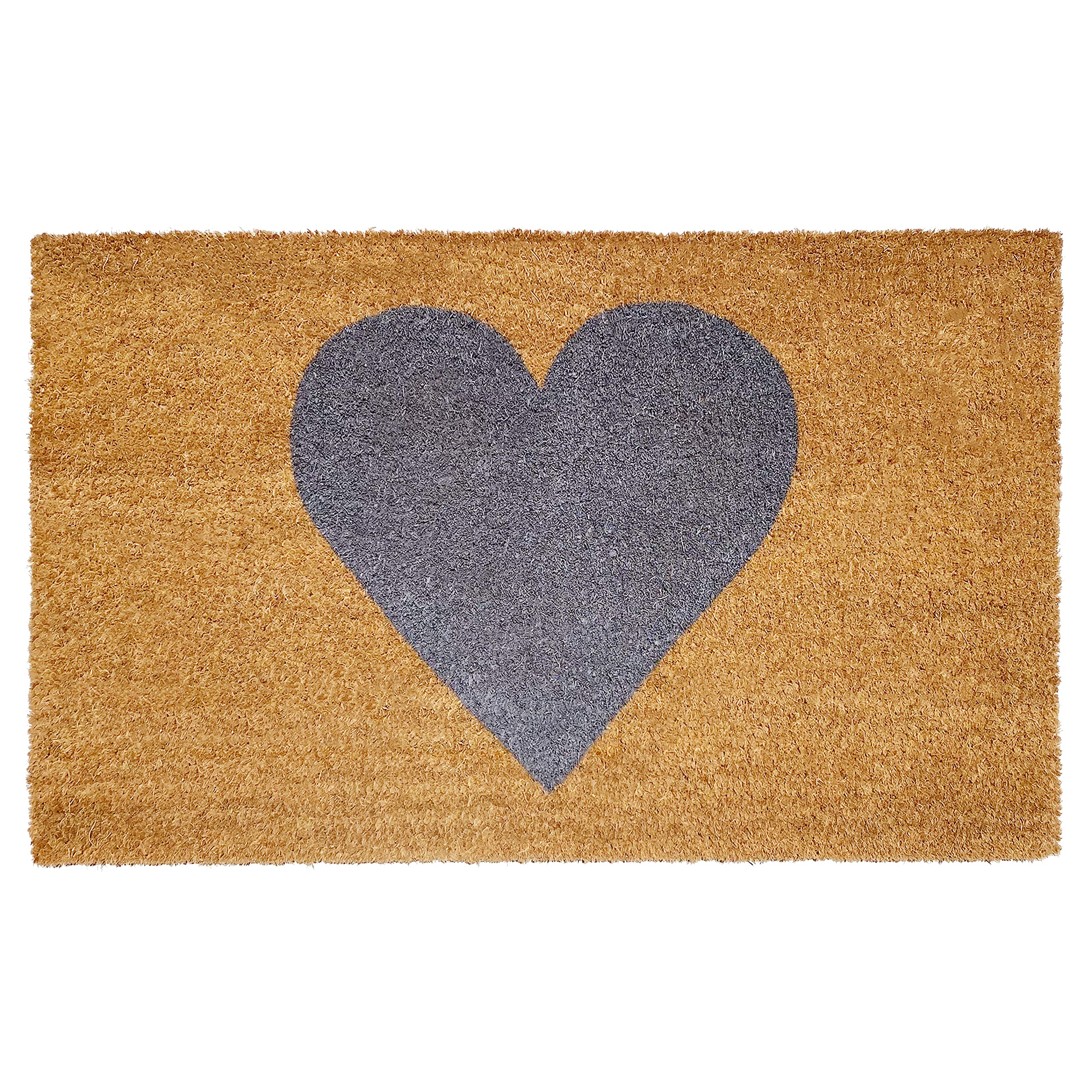 Calloway Mills Madison Heart Doormat (Gray, 17 x 29)