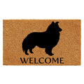 Calloway Mills AZ105691729 Shetland Sheepdog Doormat, 17 x 29, Natural/Black