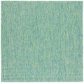 Safavieh Courtyard Collection 53 Square Green/Blue CY8521 Indoor/Outdoor Non-Shedding Easy Cleaning Patio Backyard Porch Deck M