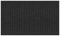 Apache Mills Textures Blocks 3 x 5 Non Slip Weather and Stain Resistant Entrance Door Mat, Onyx