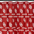 College Covers Everything Comfy Oklahoma Sooners Bright and Colorful Shower Curtain Cover 70 x 72