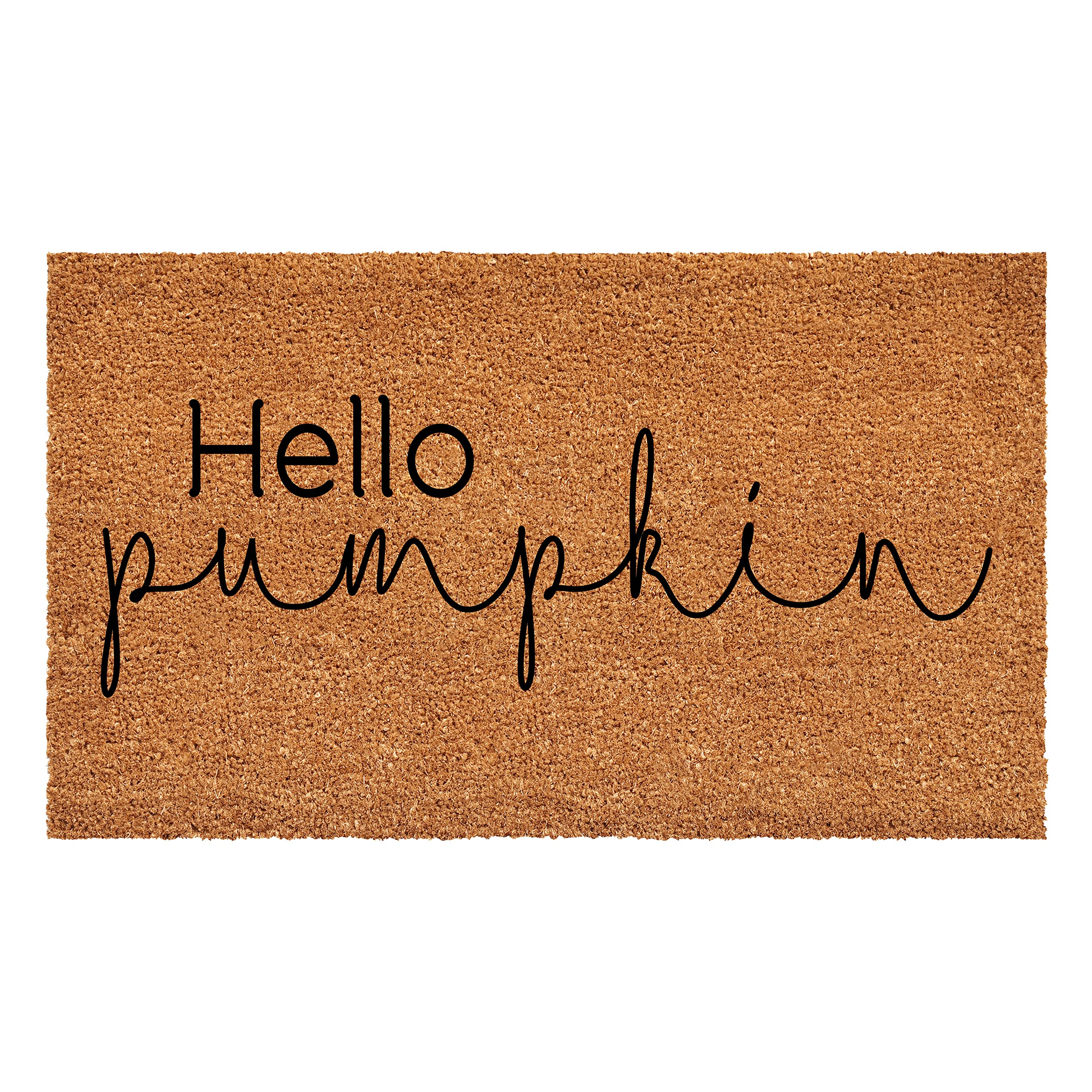 Calloway Mills Hello Pumpkin Doormat (Tan/Black, 24 x 36)