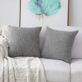 Kevin Textile Decorative Throw Pillow Covers Star Modern Farmhouse Pillowcases Indoor Outdoor, Set of 2, 20 x 20 inches (50x50cm
