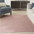 Nourison Home Positano Indoor/Outdoor Rainbow 6 x Round Area Rug, Easy Cleaning, Non Shedding, Bed Room, Living Room, Dining Ro