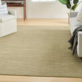 Nourison Essentials Indoor/Outdoor Green Gold 12 x 15 Area Rug, Easy Cleaning, Non Shedding, Bed Room, Living Room, Dining Roo
