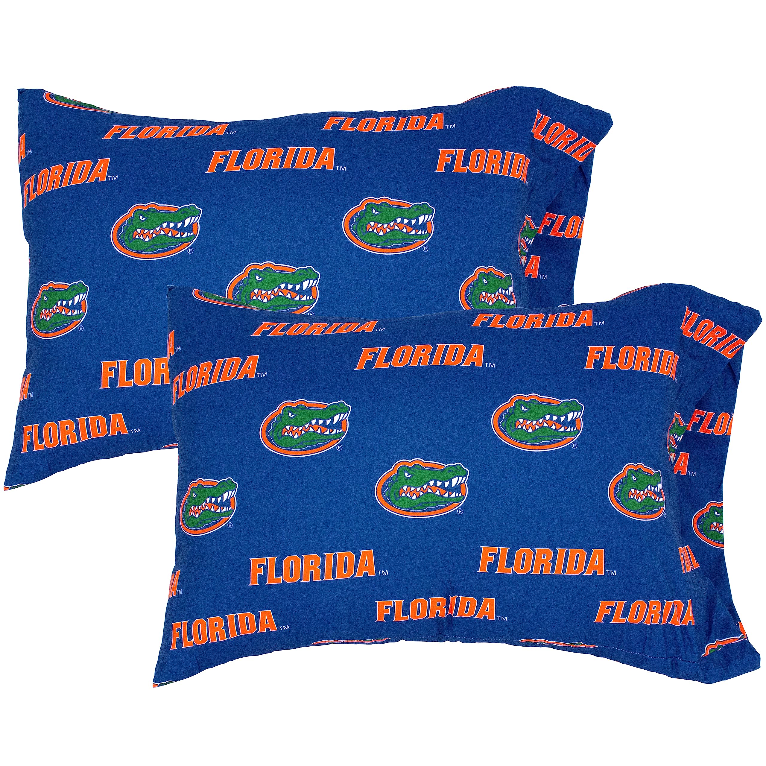 College Covers Everything Comfy Florida Gators Pillowcase Pair, King, 20 x 40, Includes 2 King Pillowcases