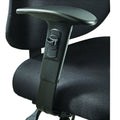 Safco Products 3399BL Adjustable Width Arm Set for use with Alday 3391, Vue 3394 and 3397 Chairs (Sold Separately), Black
