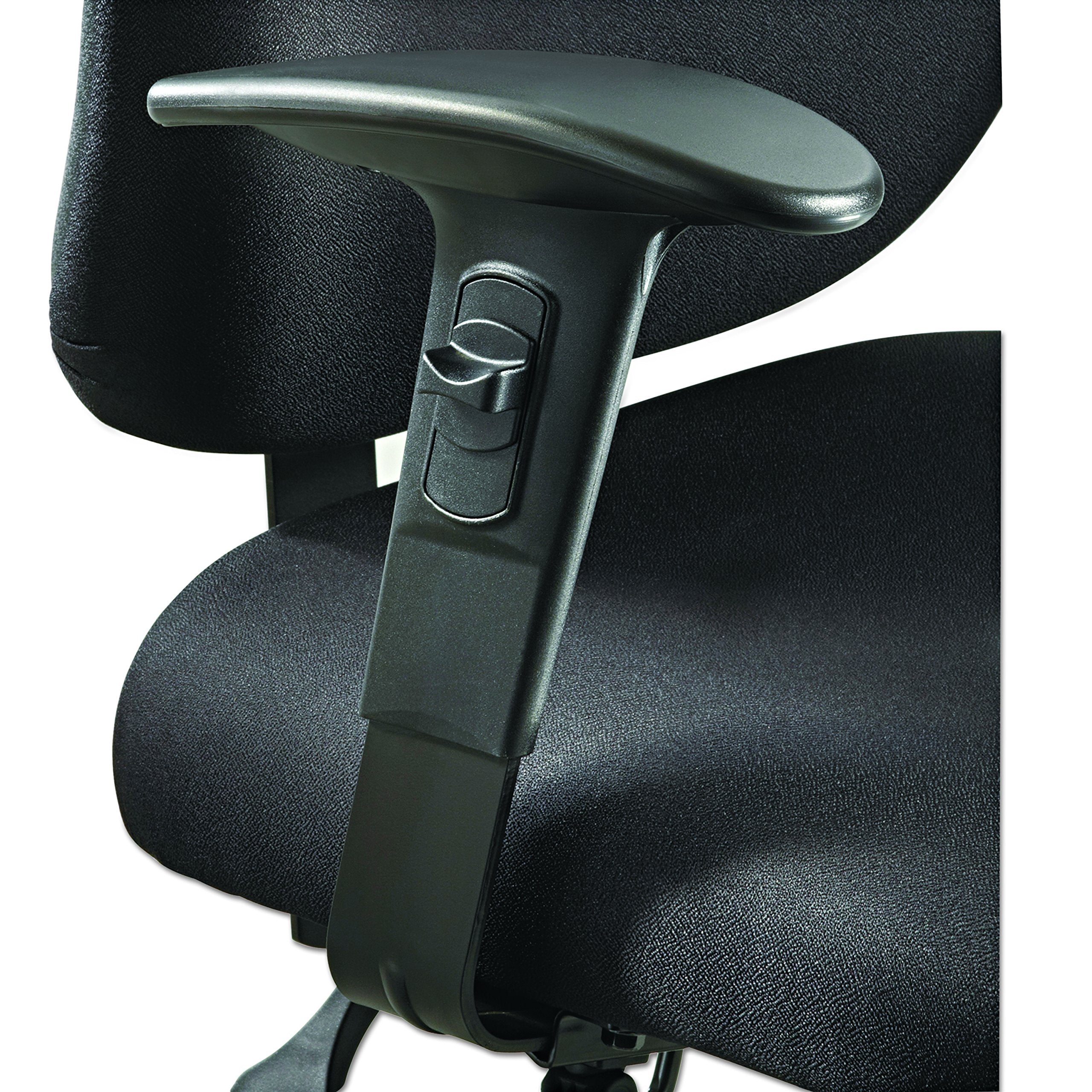 Safco Products 3399BL Adjustable Width Arm Set for use with Alday 3391, Vue 3394 and 3397 Chairs (Sold Separately), Black
