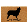 Calloway Mills AZ105752436 Border Collie Doormat, 24 x 36, Natural/Black