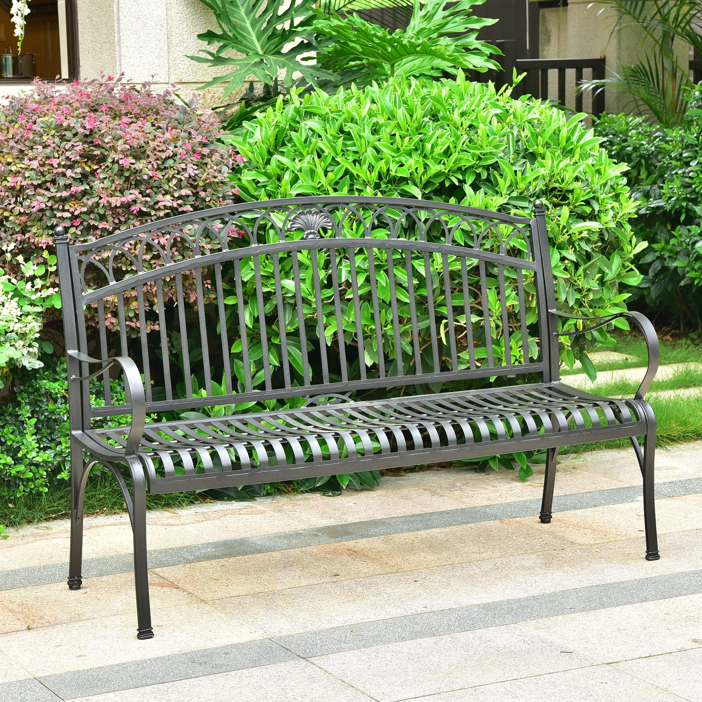 International Caravan Segovia Iron 3-Seater Sofa