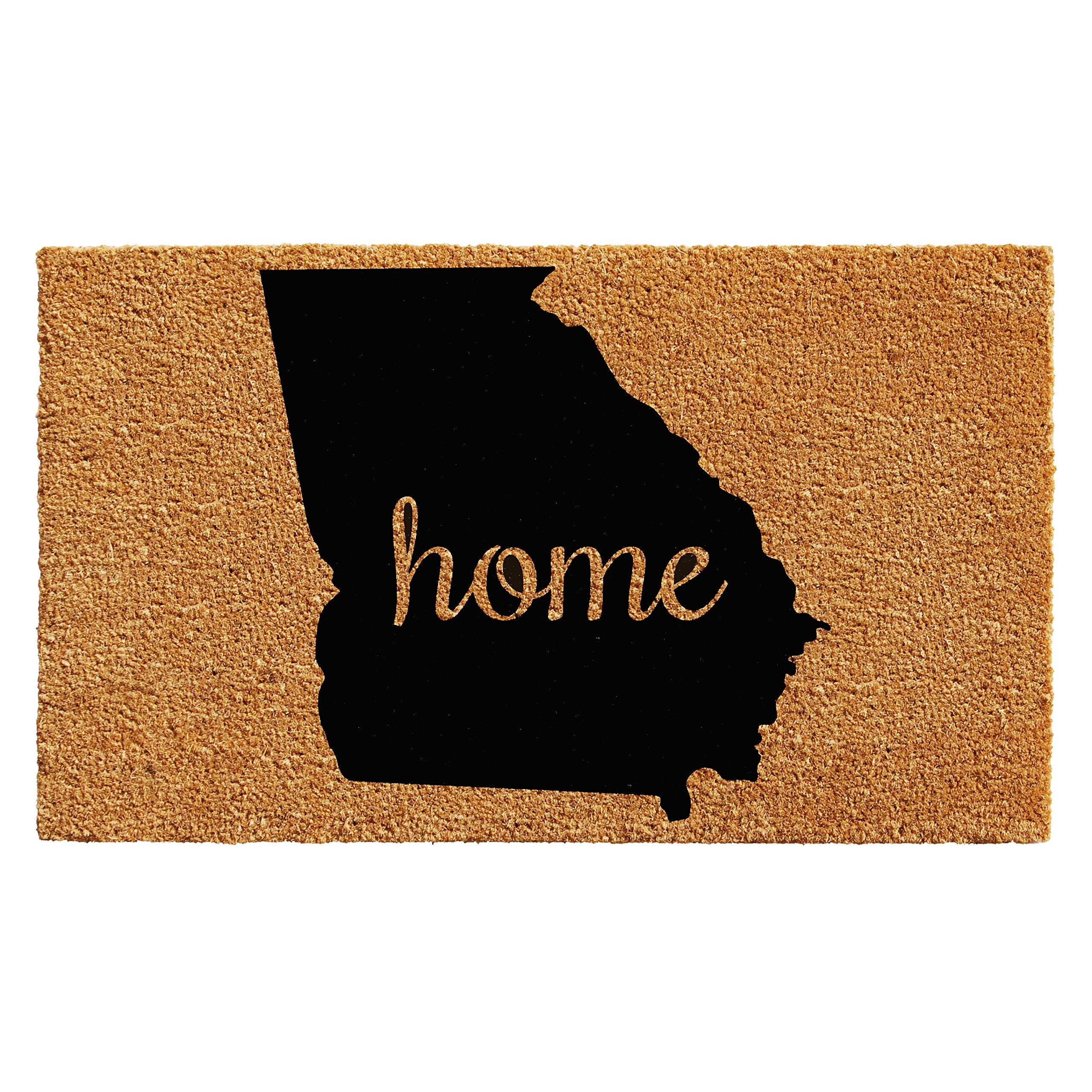 Calloway Mills 102431830 Georgia Doormat, 18 x 30, Natural/Black