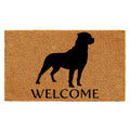 Calloway Mills AZ105561729 Rottweiler Doormat, 17 x 29, Natural/Black