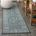 JONATHAN Y SMB103B-210 Palazzo Vine and Border Textured Weave Indoor Outdoor Area-Rug Coastal Bohemian Rustic Glam Easy-Cleaning