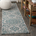 JONATHAN Y SMB105C-210 Estrella Bohemian Medallion Textured Weave Indoor Outdoor Area-Rug Coastal Bohemian Rustic Glam Easy-Clea