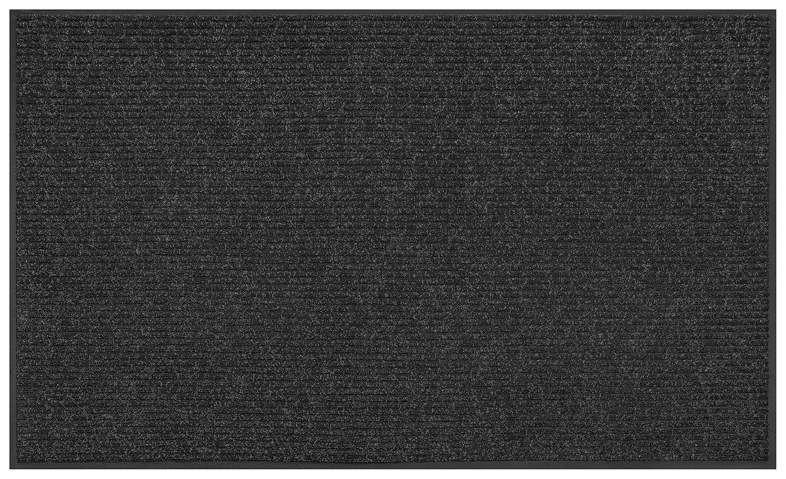 Apache Mills Enviroback Apache Rib Doormat, 18 x 27, Onyx