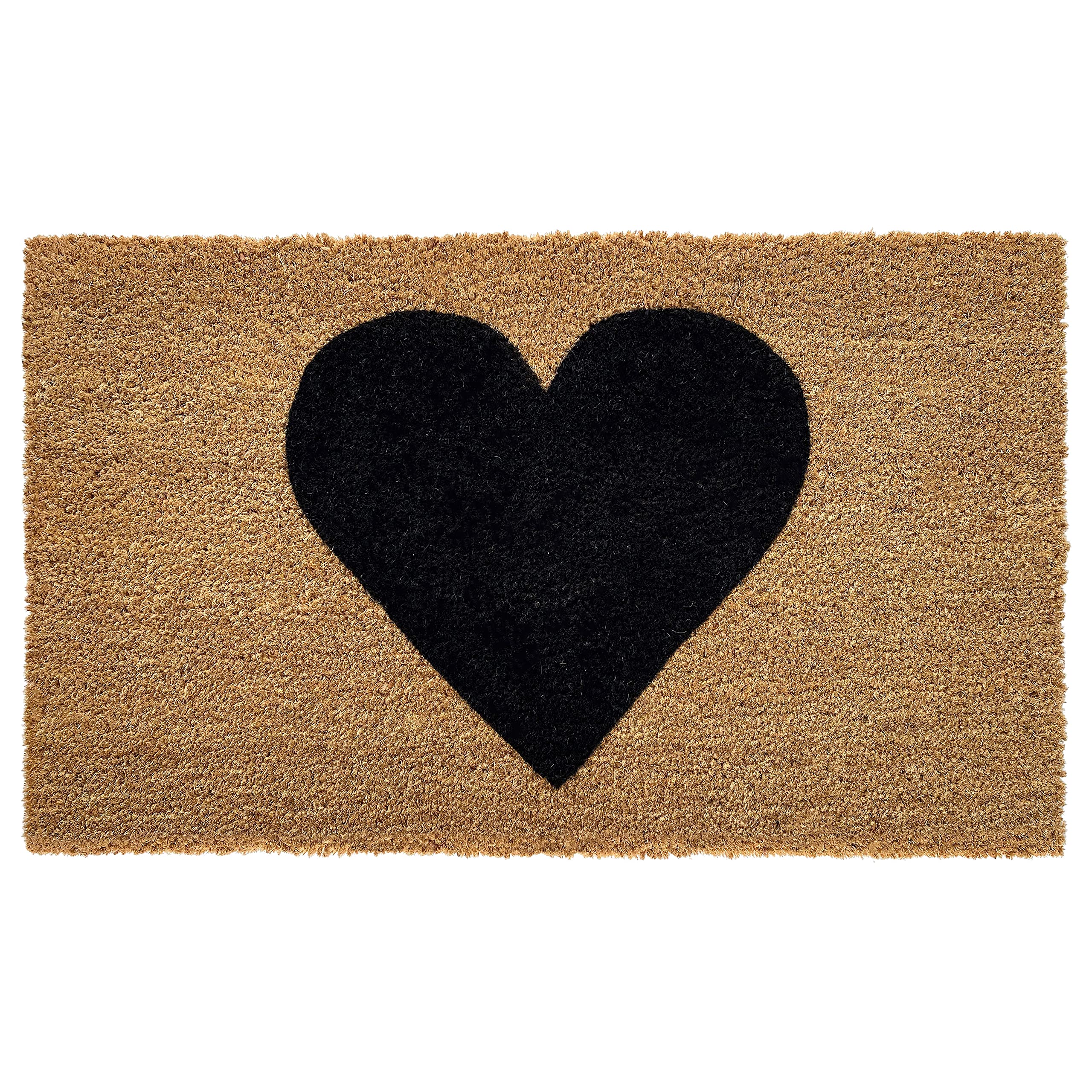 Calloway Mills Madison Heart Doormat (Black, 24 x 36)