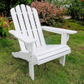 International Caravan Royal Fiji Acacia Adirondack Chair Antique White