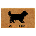 Calloway Mills AZ105571729 Yorkshire Terrier Doormat, 17 x 29, Natural/Black