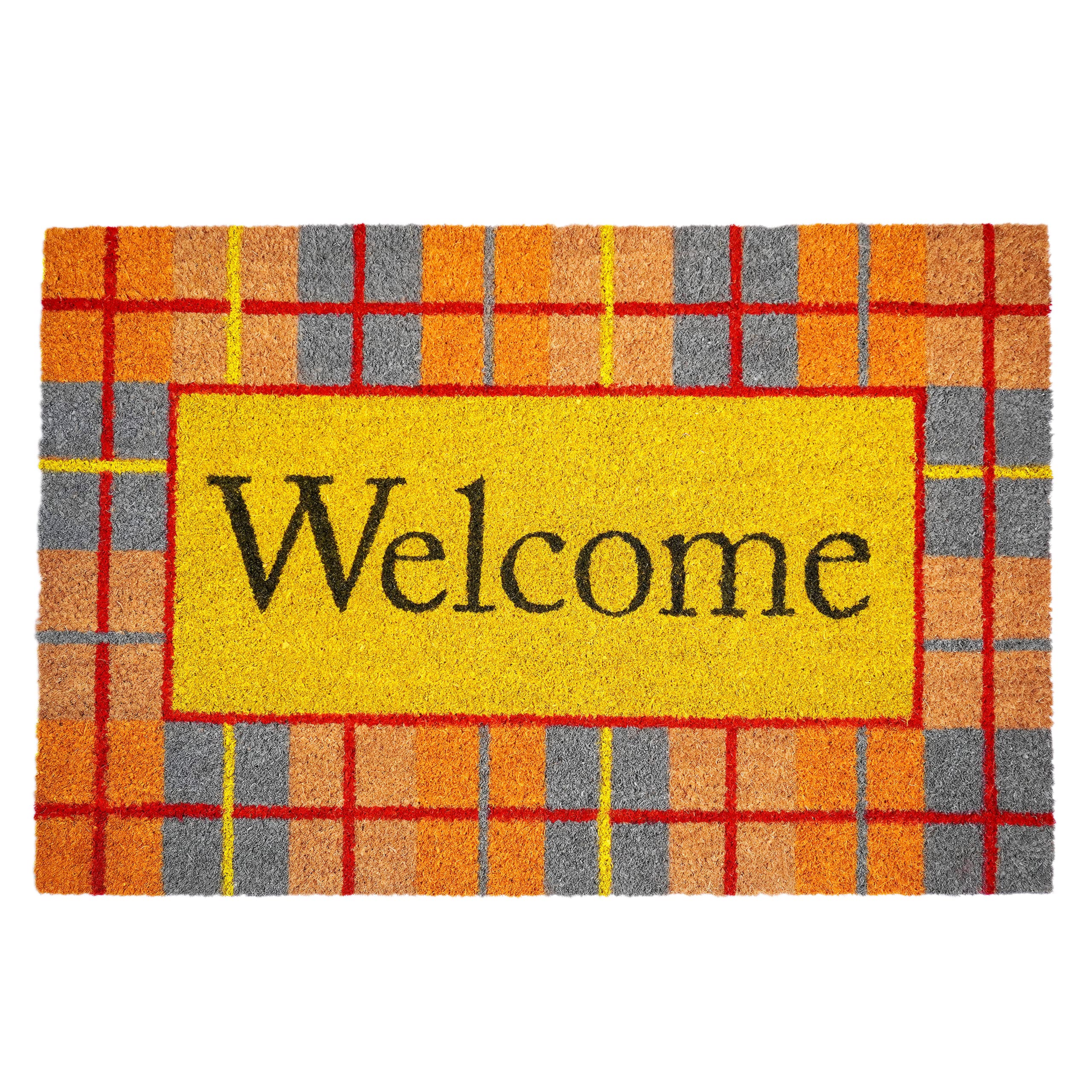 Calloway Mills Fall Plaid Doormat (Multi, 24 x 36 x 0.60)
